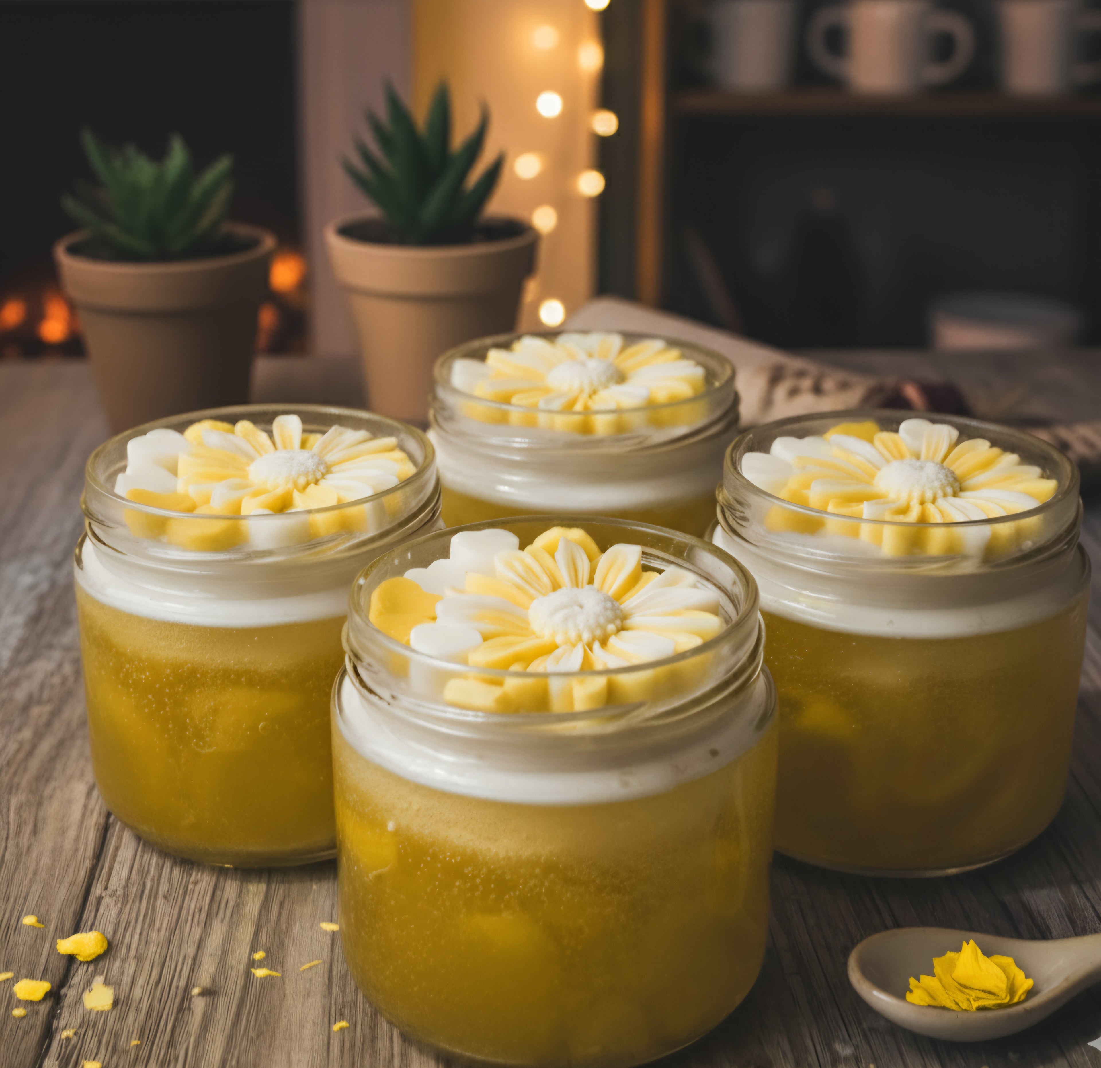 Lumave Floral Bliss Candle – Mixed Flower Scented | Handmade Premium Jar Candle