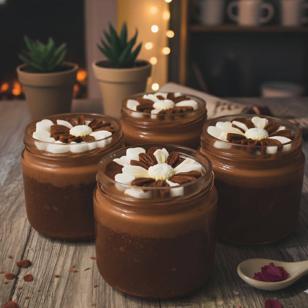 Lumave Floral Bliss Candle – Mixed Flower Scented | Handmade Premium Jar Candle